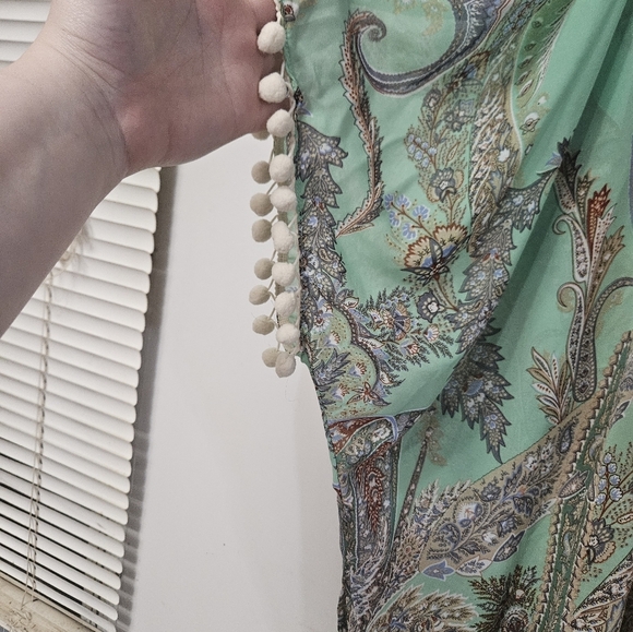 Umgee Bohemian Paisley Kimono Multicolor! - Picture 4 of 5